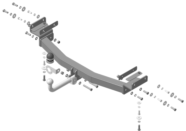 фото Фаркоп Мотодор для Hyundai Tucson IV (2020-)