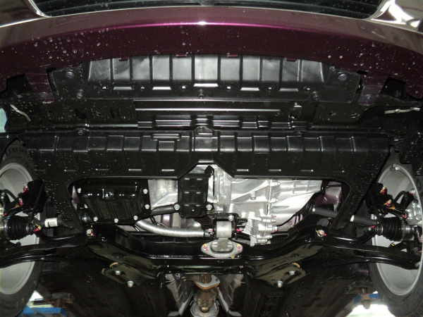 Фото Алюминиевая защита картера Hyundai Solaris (2011 по наст.)