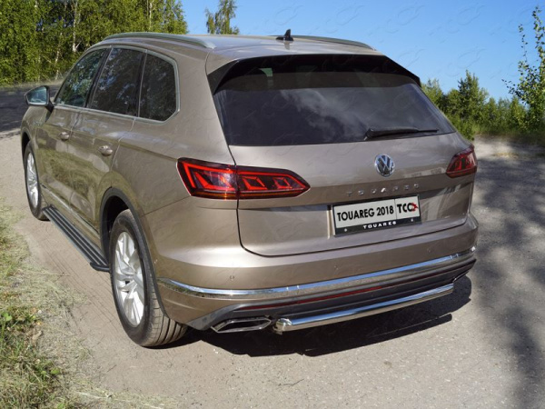 Фото Защита задняя 60,3 мм для Volkswagen Touareg 2018-