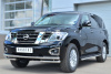 Фото Защита переднего бампера d63 (секции) d63 (уголки) NISSAN Patrol 2014-