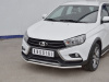 Фото Защита переднего бампера d42 секции LADA VESTA SW CROSS 2017-