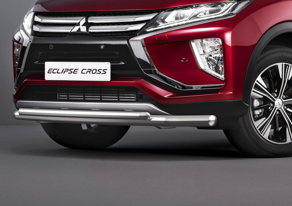 Фото Защита переднего бампера d57+d42 Mitsubishi Eclipse Cross 2018-
