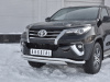 Фото Защита переднего бампера d63 волна-d75х42 дуга TOYOTA FORTUNER 2017-