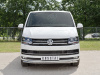 Фото Защита переднего бампера d42 секция-d42секция VOLKSWAGEN Multivan Caravella Transporter Т6 2016 (короткая база)