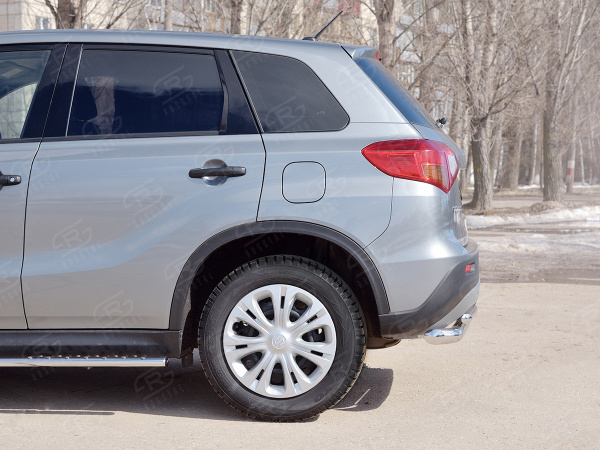 Фото Защита заднего бампера d63 секции d42х2 прямая SUZUKI VITARA 2015-
