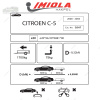 Фаркоп Imiola для Citroen C5 I лифтбек/ хэтчбек 2000-2004
