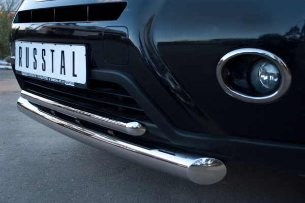 Фото Защита переднего бампера d76/42 NISSAN X-Trail 2011-2014