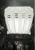 Фото Защита картера и КПП Rival для Nissan X-Trail 2007-2015, алюминий 4 мм, с крепежом, 333.4158.1
