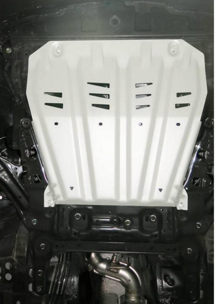 Фото Защита картера и КПП Rival для Nissan X-Trail 2007-2015, алюминий 4 мм, с крепежом, 333.4158.1
