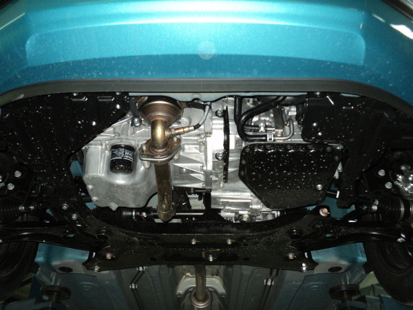 Фото Алюминиевая защита картера и КПП Suzuki Splash  (2008 по наст.)