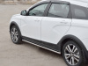 Фото Пороги труба d42 (вариант 1) LADA VESTA SW CROSS 2017-
