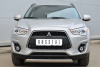Защита переднего бампера d75х42 овал MITSUBISHI ASX 2012-2016