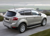 Пороги алюминиевые Rival "Premium" для Ford Kuga 2008-2013