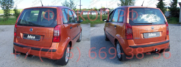 Фаркоп Galia для FIAT Idea 2004-2012, Lancia Musa 2004-2012