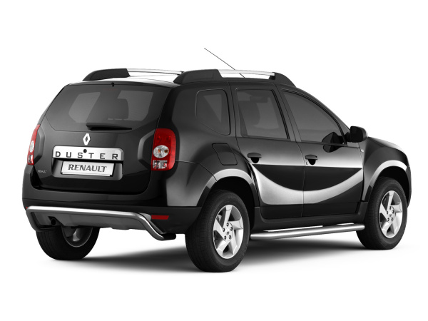 Фото Защита порогов с алюм. площадкой Ø51мм (НПС) RENAULT DUSTER 2012-/ NISSAN Terrano 2014-