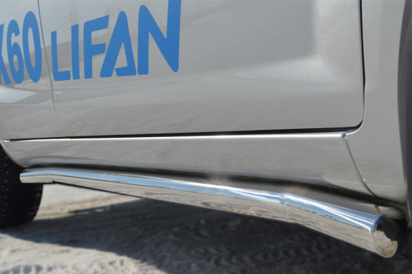 Фото Пороги труба d63 (вариант 3) LIFAN X60 2011-2016