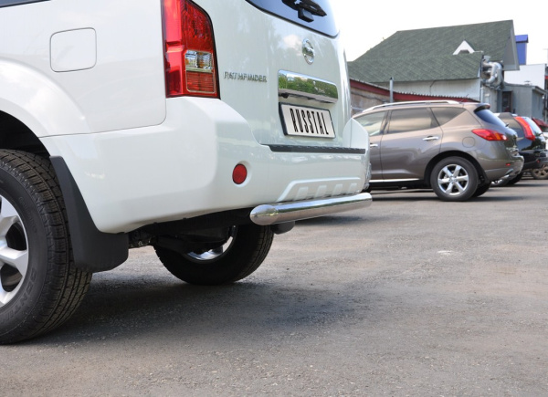 Фото Защита заднего бампера d76 NISSAN Pathfinder 2010-2013