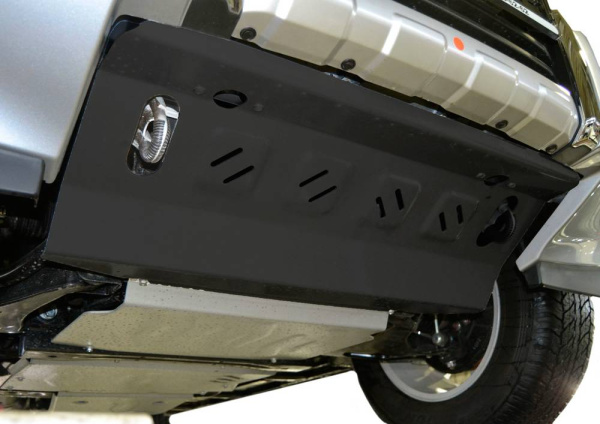 Фото Защита радиатора Автоброня для Mitsubishi Pajero IV V-3,0; 3,2(188hp, 200hp); 3,8 2006-2011 2011-2016