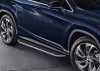 Фото Пороги алюминиевые Rival "Premium" для Lexus RX 2015-