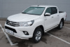 Фото Пороги труба d42 с листом (лист алюм,проф.сталь)(вариант 2) TOYOTA Hilux 2015-