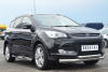 Фото Пороги труба d76 с накладкой (вариант 2) FORD KUGA 2012-2015