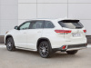 Фото Защита заднего бампера d75х42 дуга TOYOTA HIGHLANDER 2017