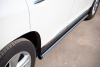 Пороги труба d63 (вариант 2) TOYOTA Highlander 2010-2013