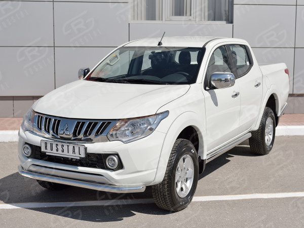 Фото Защита переднего бампера d63 секция MITSUBISHI L200 2015-