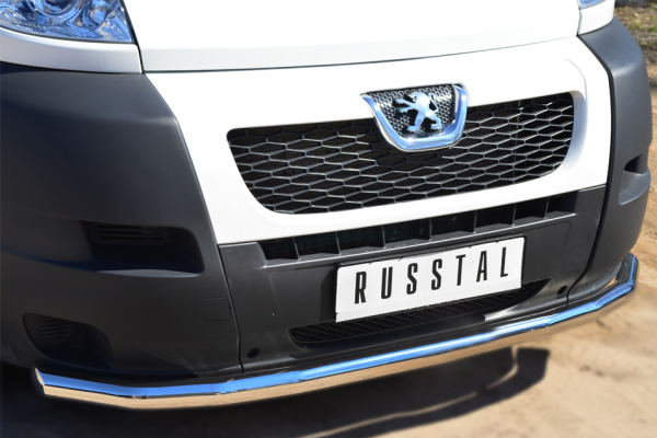 Фото Защита переднего бампера d63 (секции) PEUGEOT Boxer L1H1 2006-2015