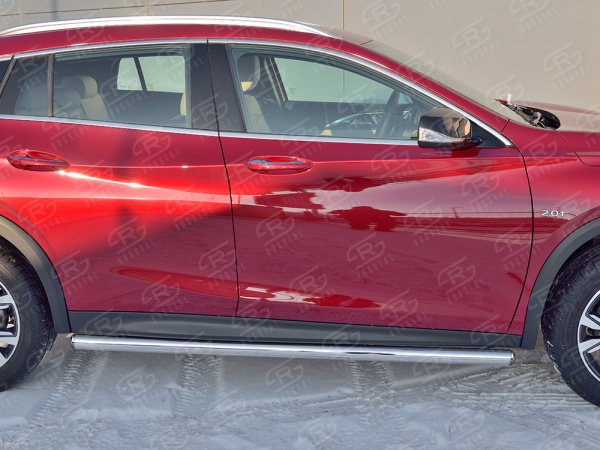 Фото Пороги труба d63 (вариант 3) INFINITI QX30 2016