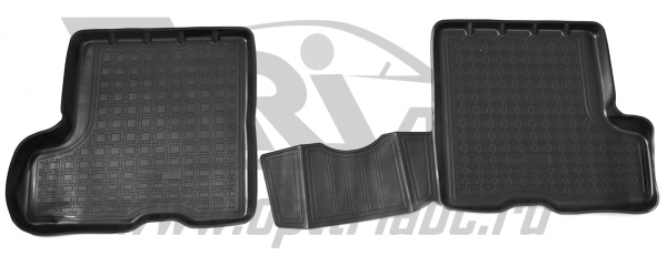 Автомобильные коврики Норпласт для Lada X-Ray (2015-) (с ящиком под сиденьями), полиуретановые