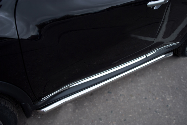 Фото Защита порогов d63 NISSAN Juke 4х4 2010-2014