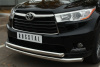 Фото Защита переднего бампера d63 (секции) d63 (дуга) TOYOTA Highlander 2014-2016