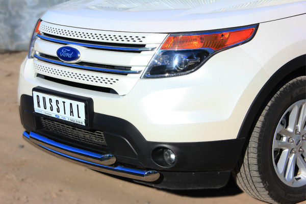 Фото Защита переднего бампера d63/63 FORD EXPLORER 2012-2016
