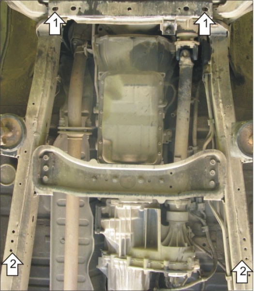 Фото Защита Motodor для акпп Mitsubishi L200 (2006 по наст.)