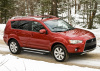 Фото Пороги алюминиевые Rival "Bmw-Style" для Mitsubishi Outlander 2007-2010-2012