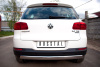 Фото Защита заднего бампера d75х42 овал VOLKSWAGEN Tiguan Track & Field 2011-2016