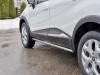 Фото Пороги труба d42 (вариант 3) RENAULT KAPTUR 2016
