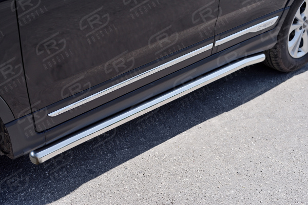 Фото Пороги труба d63 (вариант 3) CHERY TIGGO 5 2014