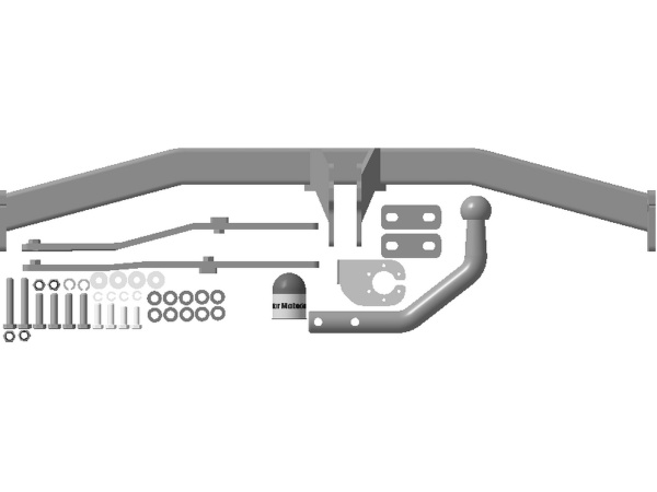 фото Фаркоп Motodor для Renault Scenic Grand III (2009-2016)