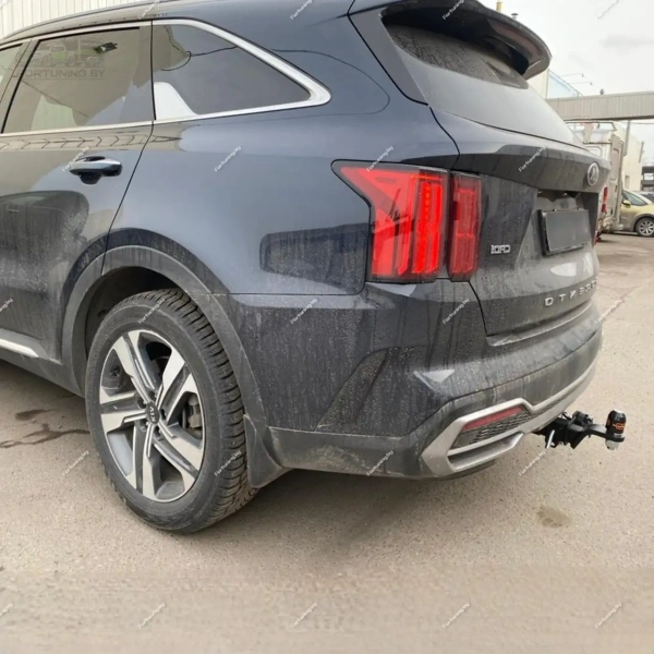 фото Фаркоп PT Group (Россия) «быстросъемный под квадрат» для KIA Sorento IV (2020-)
