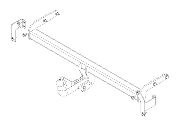 фото Фаркоп AvtoS для KIA Sportage IV «рестайлинг» (2018-2022)