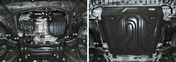 Фото Защита картера и КПП Автоброня для Toyota RAV4 V-2,0 MT; 2,0 КПП; 2,2D AT 2010-2013 2013-2015 2015-