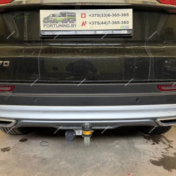 Фаркоп Motodor (Россия) для с оцинкованным шаром на Geely Atlas Pro I (2021-)