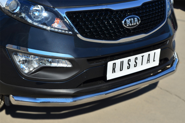 Фото Защита переднего бампера d63 (секции) KIA SPORTAGE 2010-2015