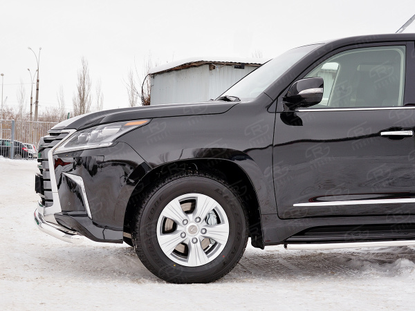 Фото Защита переднего бампера d63 волна LEXUS LX450d-LX570 2015 (кроме F-Sport)