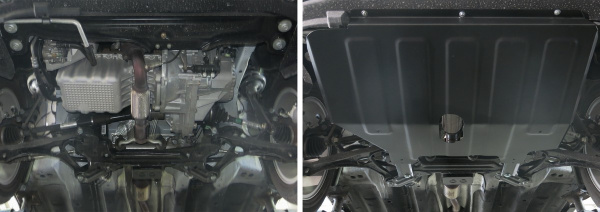 Фото Защита картера и КПП АвтоБроня для Chery Tiggo 2 2017-н.в.