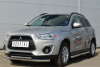 Фото Защита переднего бампера d63 (секции) d42 (дуга) MITSUBISHI ASX 2012-2016