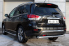 Фото Защита заднего бампера d63 (дуга) NISSAN Pathfinder 2014-