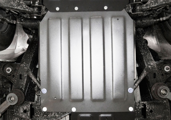 Фото Защита КПП Rival для Kia Mohave 2008-2017 2017-н.в., алюминий 4 мм, с крепежом, 333.2815.1